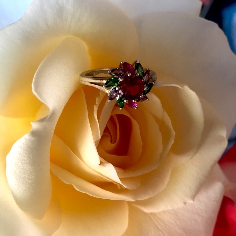 Ruby/ Sterling Ring - image 3